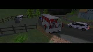 bus simulator 2015 (ROMANIA) map night  🌕 driving.. old memories recovery series Enjoy Gaming... screenshot 5