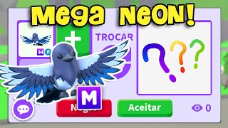 Trocando Pega Mega Neon Mega Magpie Nova Atualização Adopt Me