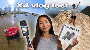 Insta360 X4 for vlogging | unboxing & test footage in Banff