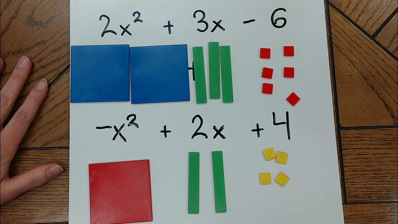 Algebra Tiles Examples With Answers