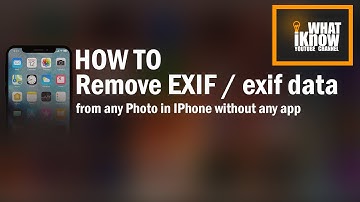 How to remove or delete exif data metadata from any image on iPhone without any app Metadata | info