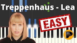 Treppenhaus - Lea | Easy Piano Tutorial | Instrumental | German