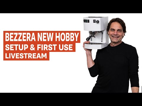 Play Bezzera New Hobby Espresso Machine: Unboxing, Startup, & First Use Livestream by Whole Latte Love