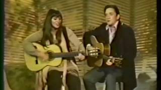 MELANIE & JOHNNY CASH Silver Threads ('69)