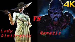 Who Will Win This WAR - Lady Dimitrescu Vs Nemesis - Next Gen Graphics - 4K60FPS Who Will Win This WAR - Lady Dimitrescu Vs Nemesis - Next Gen Graphics - 4K60FPS