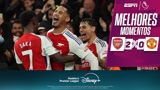 Thumbnail for Com escanteio ‘mortal’, ARSENAL VENCE o MANCHESTER UNITED e segue na ‘perseguição’ ao Liverpool