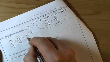 Q16 March 2012 Higher GCSE Mathematics Unit 2 - Surds