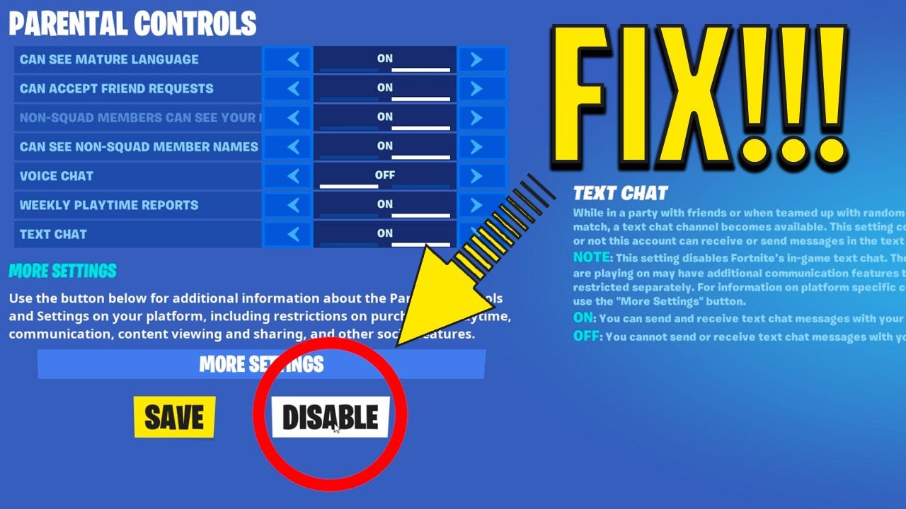 Fortnite Parental Controls Guide