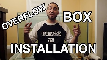 HOW TO INSTALL OVERFLOW BOX ( 120G REEF TANK BUILD ) PART 9