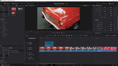 How to use ADJUSTMENT CLIPS | Davinci Resolve 16