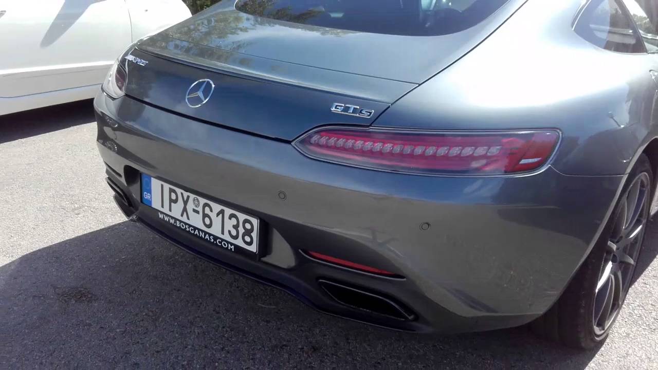 Mercedes amg gt s in Greece - YouTube