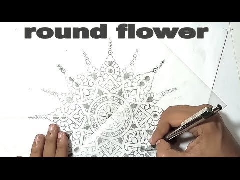 pencil drawing flowers, sketch Drawing with pencil embroidery.
