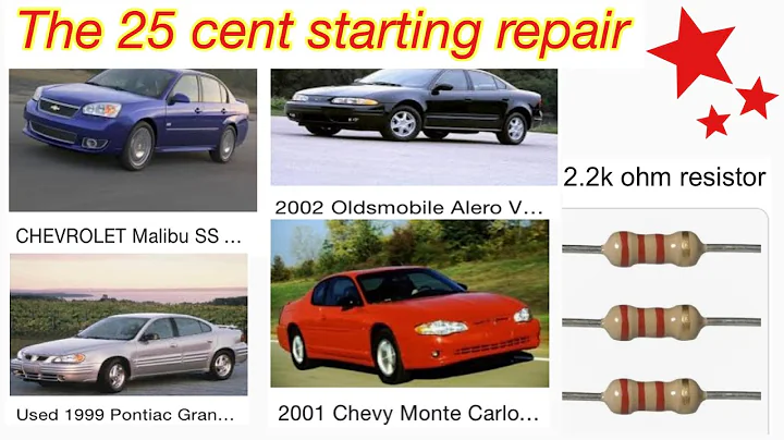 HOW TO REPAIR ALL GM PASSLOCK IGNITION SYSTEMS WITH A 25 CENT COMPUTER PART | DIY START BYPASS HACK