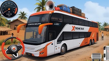 Offroad Coach Bus Driving 2025 - Real Uphill Bus Drive 3D Simulator - Android GamePlay#2