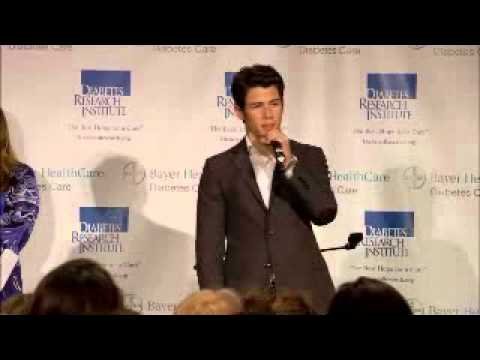Video  Nick Jonas at Carnival for a Cure