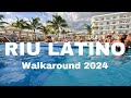 Riu latino allinclusive walkaround 2024 cancun beach