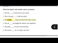 Relative Pronouns 
