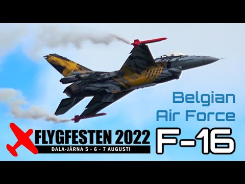 This F-16 Solo Display is FREAKING MENTAL!! ?? FLYGFESTEN 2022 ?