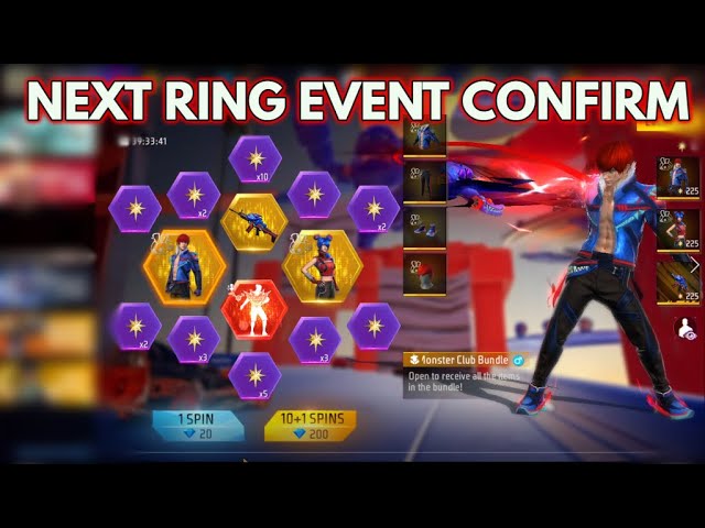 MONSTER RING EVENT EVO SCAR, FREE FIRE NEW EVENT, FF NEW EVENT TODAY, NEW  FF EVENT