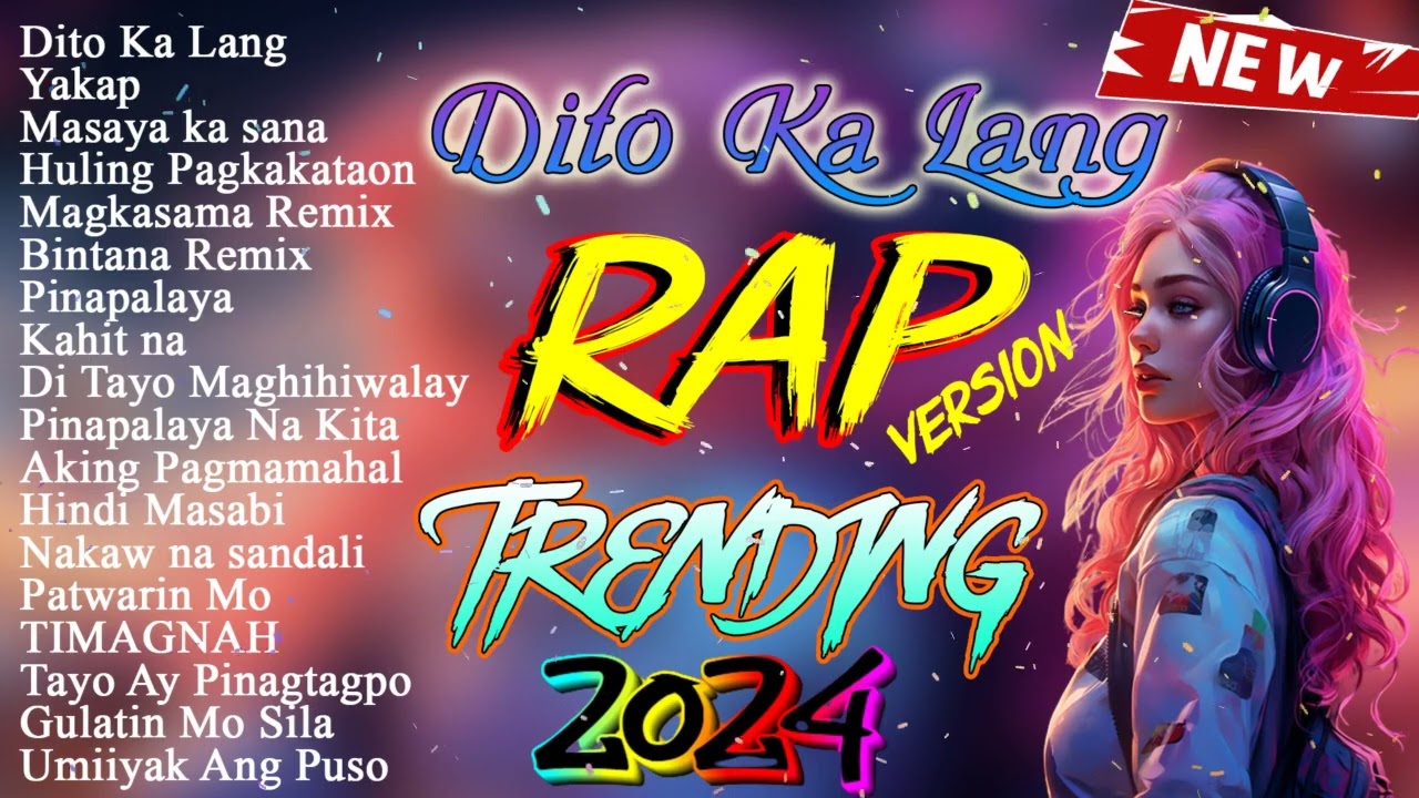 Dito Ka Lang "Rap Version" By Loraine & SevenJC (Prod By LC Beats) | Tagalog version | Chill Music💖