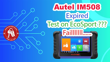 Autel IM508 key programming expired | Not work with Ford EcoSport 2016