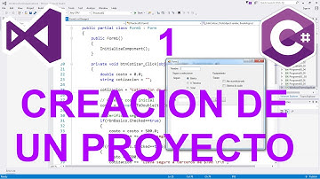 Tutorial Programación Windows Forms C# 1 --- Creación de un proyecto