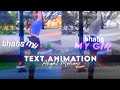 Gambar cover Text animation on Alight Motion.  Æ inspired  tutorial