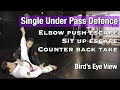 Single Under Pass Defence: Elbow Push &amp; Sit Up Escape and Counter Bake Take | Guard Retention