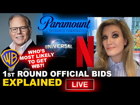 Warner Bros First Official Bids Paramount Skydance Comcast Universal Netflix EXPLAINED