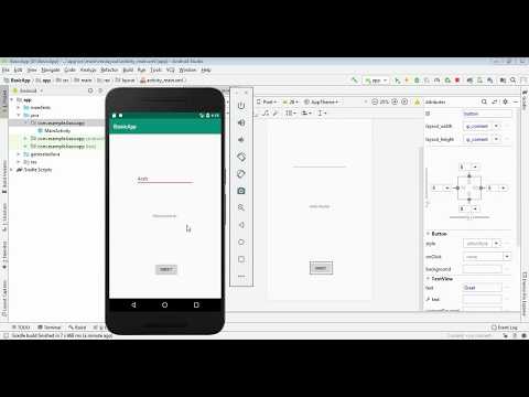 Tutorial 2 : EditText for user input | Android App Development for Beginners