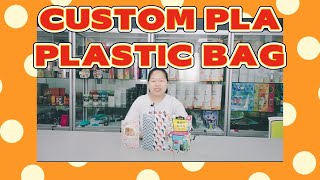 Custom Recycling Biodegradable PLA Plastic Bag Packaging