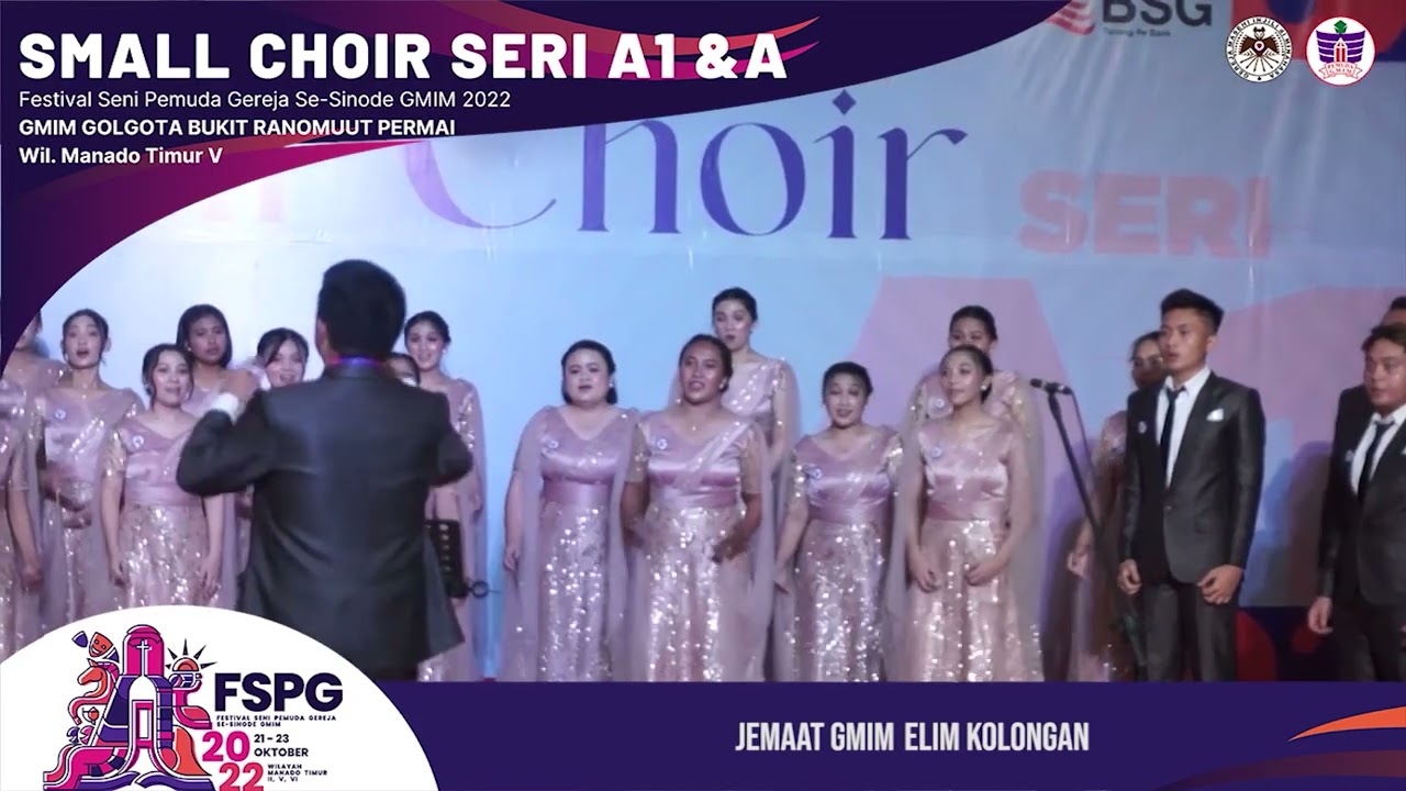 MAZMUR 150 (Haleluya! Pujilah Tuhan Di Dalam RumahNya) - ELIM KOLONGAN YOUTH CHOIR (FSPG 2022)