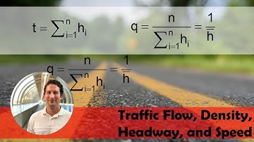 Traffic Flow, Density, Headway, and Speed | NCEES Civil Engineering PE Exam [Section 5.1.1.1]