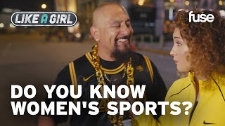 Beija Velez Quizzes Fans On Womens Sports Trivia Like A Girl Fuse