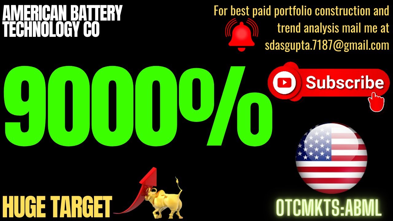 AMERICAN BATTERY TECHNOLOGY CO HUGE TARGET ABML STOCK NEWS YouTube