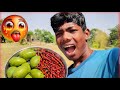 Spicy mango 🥭🍛😱☠️ challenging 