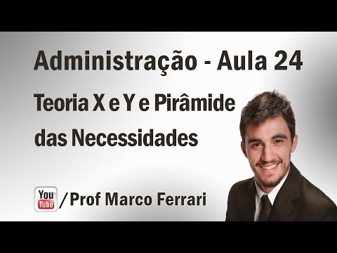 Administração - Aula 24 (Teoria X e Y e Pirâmide das Necessidades)