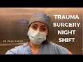 Night shift on trauma surgery during covid  vlog day in the life of a surgery resident