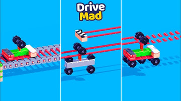 [DRIVE MAD PART-134] DRIVE CRAZY GAME IN FANCADE 7 TO 11 LEVEL GAMEPLAY || GAMING CUBE