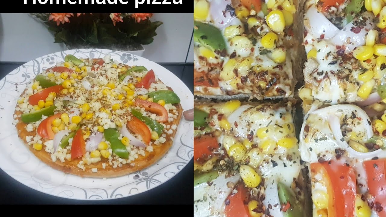 Restaurant Style #Homemade Pizza #Market wala pizza #cook with azmat ...