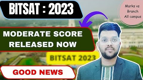 BITSAT 2023 Official update ♦️ ✅  | Updated scorecard released now #cutoff #bitsat #scorecard #bits