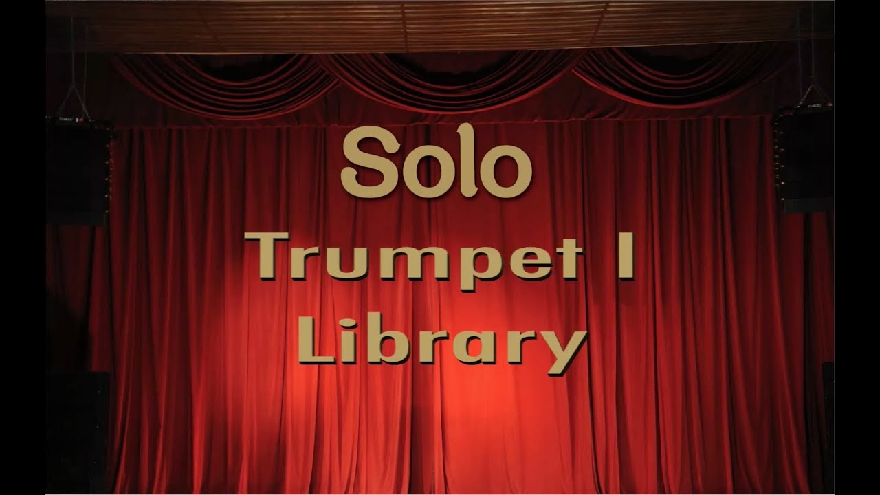 Cmusic Production the Solo Trumpet 1 Library YouTube