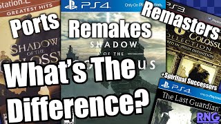 HD Remakes Vs HD Remasters Vs HD Ports - What's The Difference? (& spiritual successors)