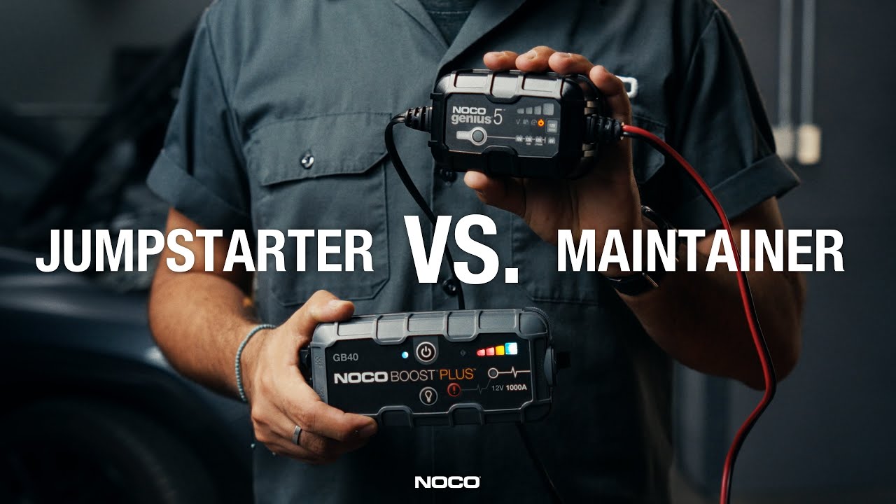 NOCO Boost vs NOCO Genius Explained | Jump Starter vs Battery Charger ...