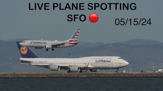 LIVE SFO PLANE SPOTTING : SAN FRANCISCO INTL AIRPORT LIVE ATC#live #livestream #airportlive #fyp