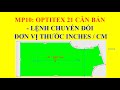 MP10 / OPTITEX CĂN BẢN - LỆNH CHUYỂN ĐỔI ĐƠN VỊ THƯỚC INCH / CM. #optitex #thoitrang #thietke
