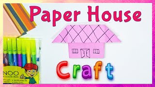 House with Paper | Easy Paper Craft For Beginners | Pebbles Rhymes