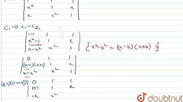 By using properties of determinants,  show that  : `|[1,x,x^2],[x^2,1,x],  |Class 12 MATH | Doubtnut