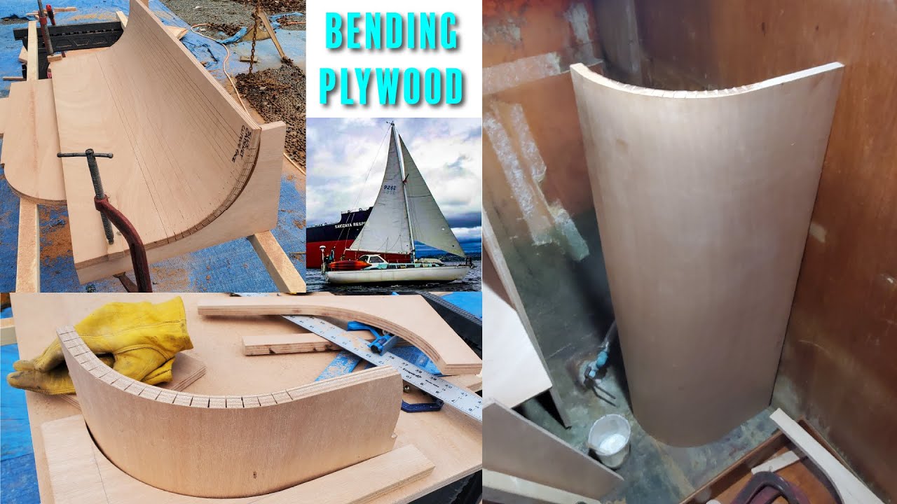 Bending Plywood for my DIY sailboat restoration ⛵