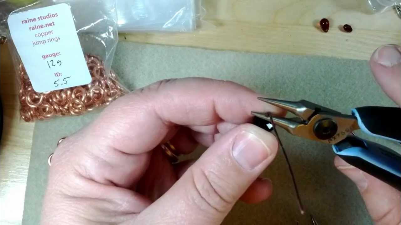 Tutorial how to wire wrap a bead on a head pin YouTube